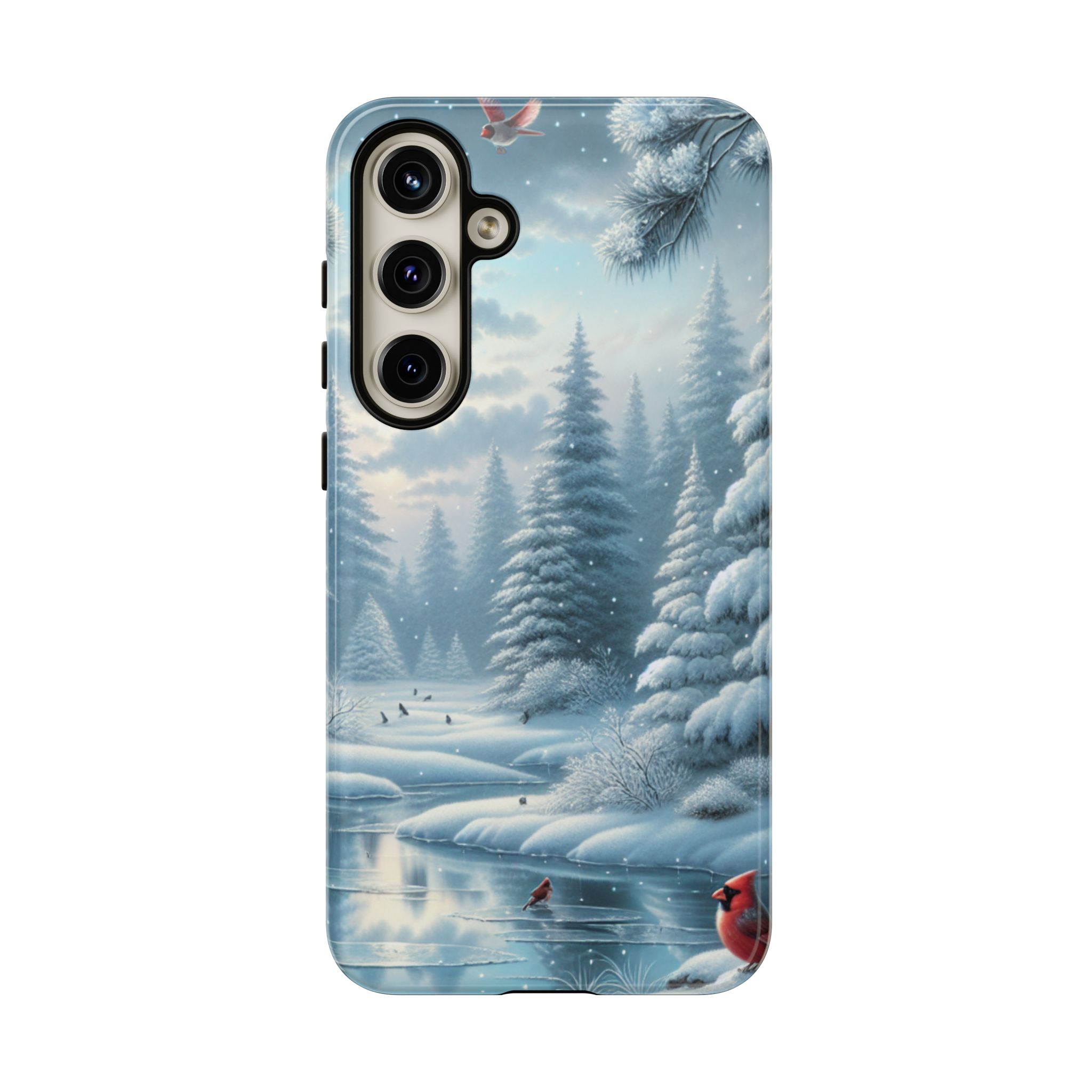 Snowy Winter Land Tough Hard Phone Case for iPhone, Samsung & Google Pixel - Image 6