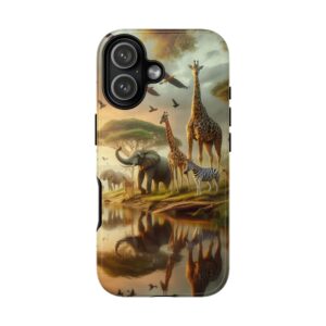 Wildlife Safari Trendy Tough Phone Case for iPhone, Samsung & Google Pixel