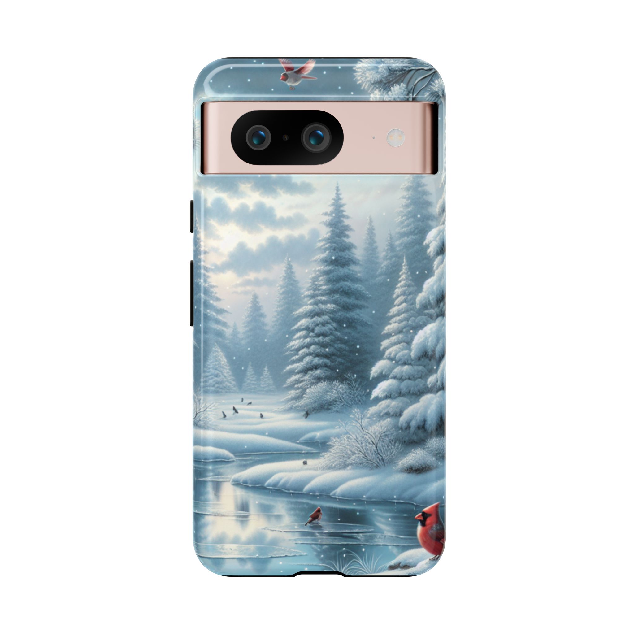 Snowy Winter Land Tough Hard Phone Case for iPhone, Samsung & Google Pixel - Image 4
