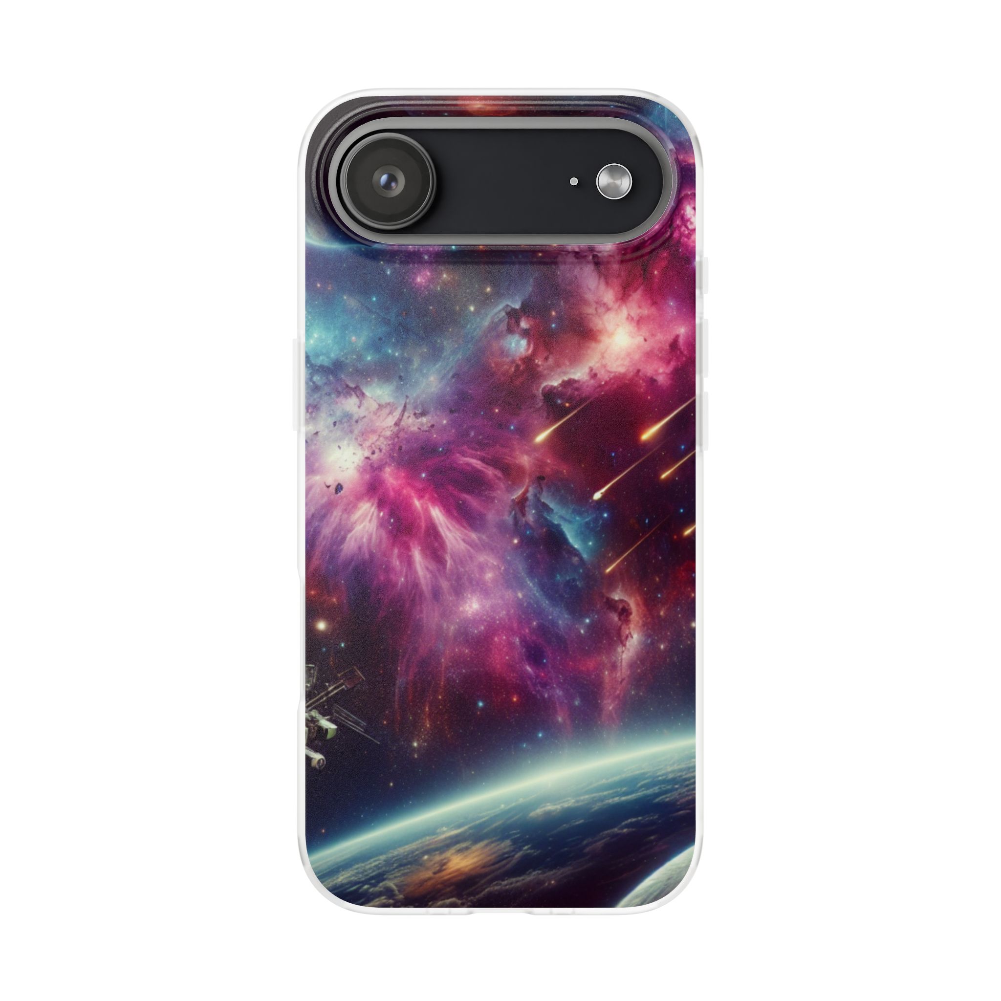 Animated Space Galaxy Popular Trendy Resistant Flexi Phone Back Case - Image 3