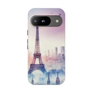 Paris In Painting Trendy Tough Phone Case for iPhone, Samsung & Google Pixel