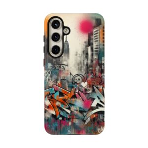 Graphitic Buildings Trendy Tough Phone Case for iPhone, Samsung & Google Pixel