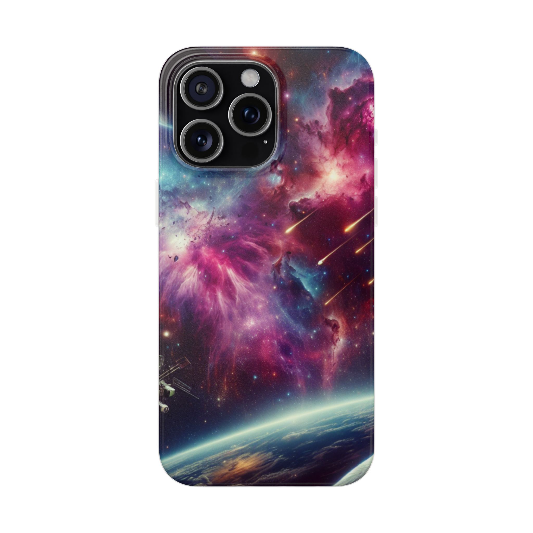 Animated Space Galaxy Popular Trendy Resistant Flexi Phone Back Case - Image 6