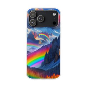 Delight In Mountains Trendy iPhone Samsung Flexi Smart Phone Back Case