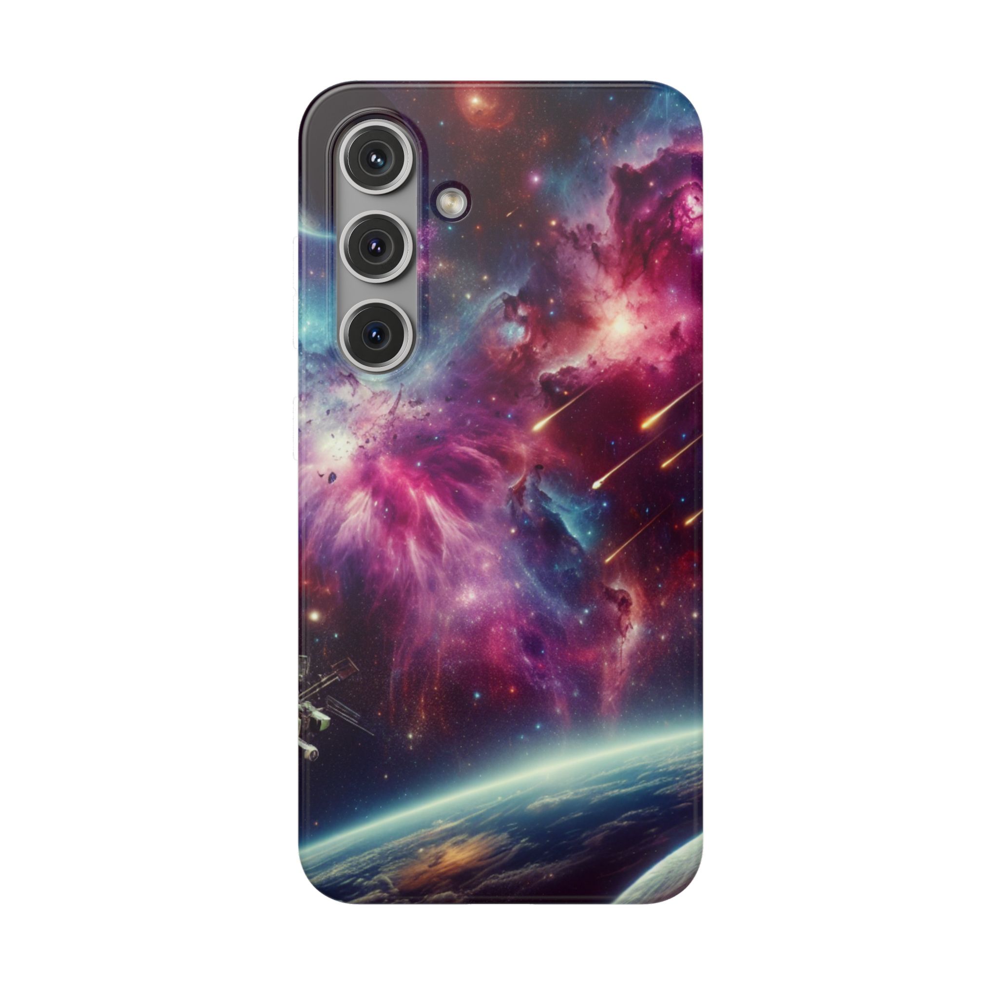 Animated Space Galaxy Popular Trendy Resistant Flexi Phone Back Case - Image 9