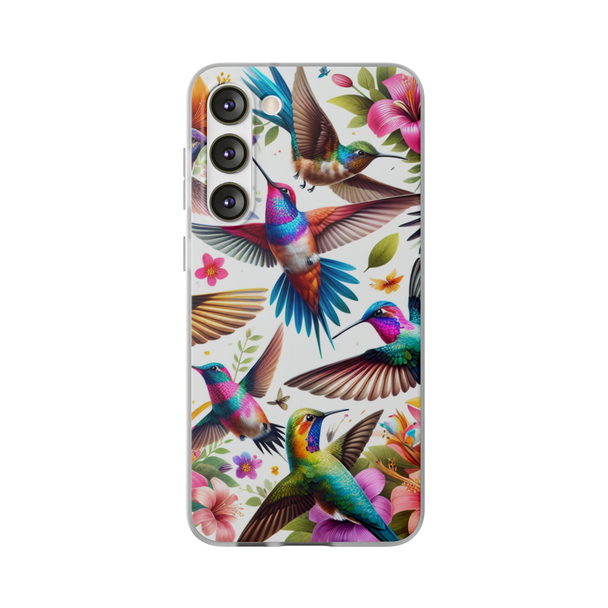 Birds Paradise Resistant iPhone Samsung Flexi Smart Phone Back Case/Cover