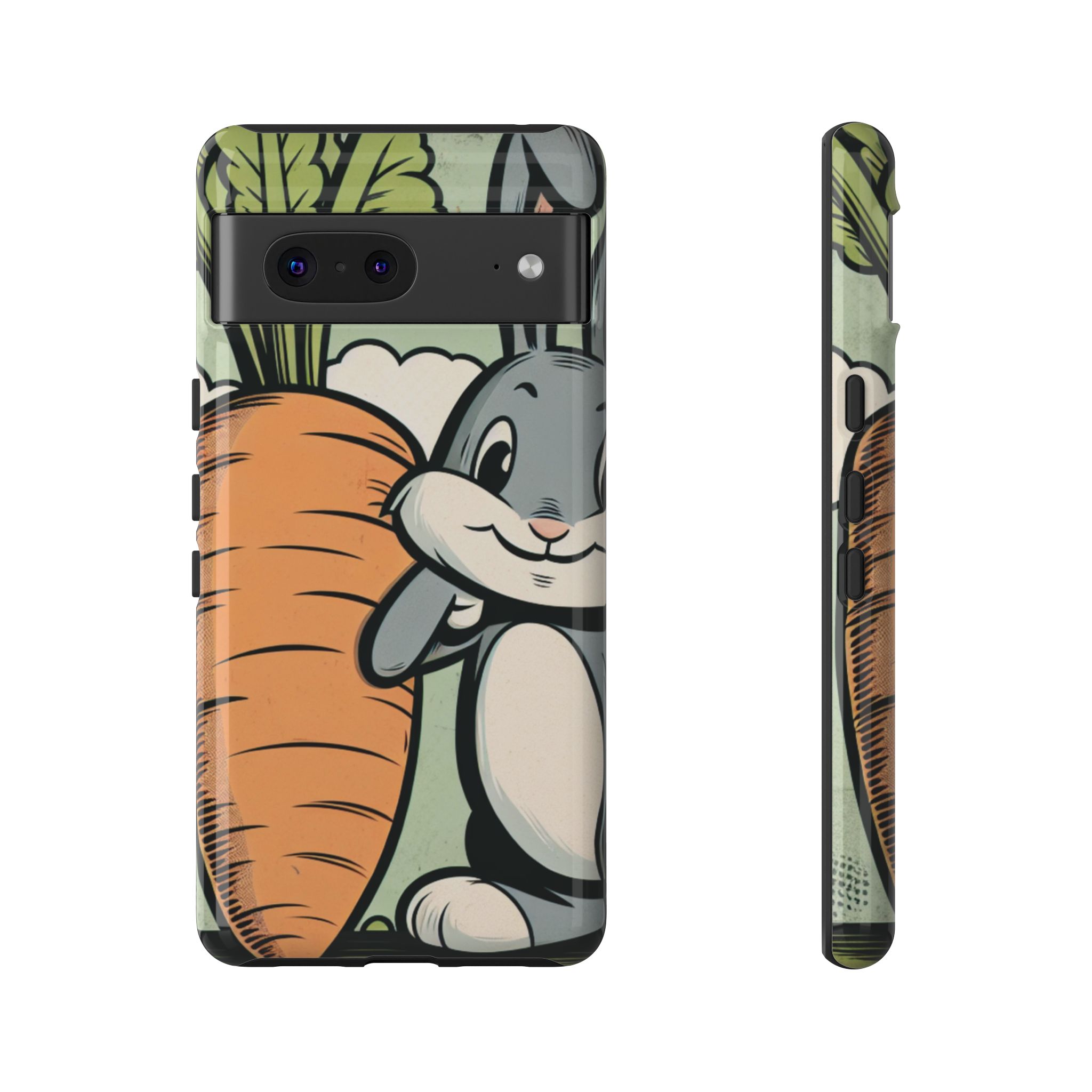 Carrot & Mouse Trendy Tough Phone Case for iPhone, Samsung & Google Pixel - Image 7