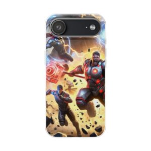 Superheroes Battle Popular Trendy iPhone Samsung Flexi Phone Back Case