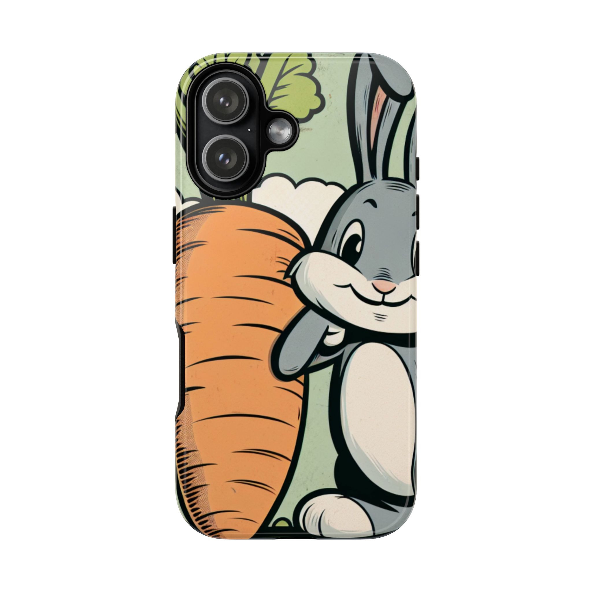Carrot & Mouse Trendy Tough Phone Case for iPhone, Samsung & Google Pixel - Image 4