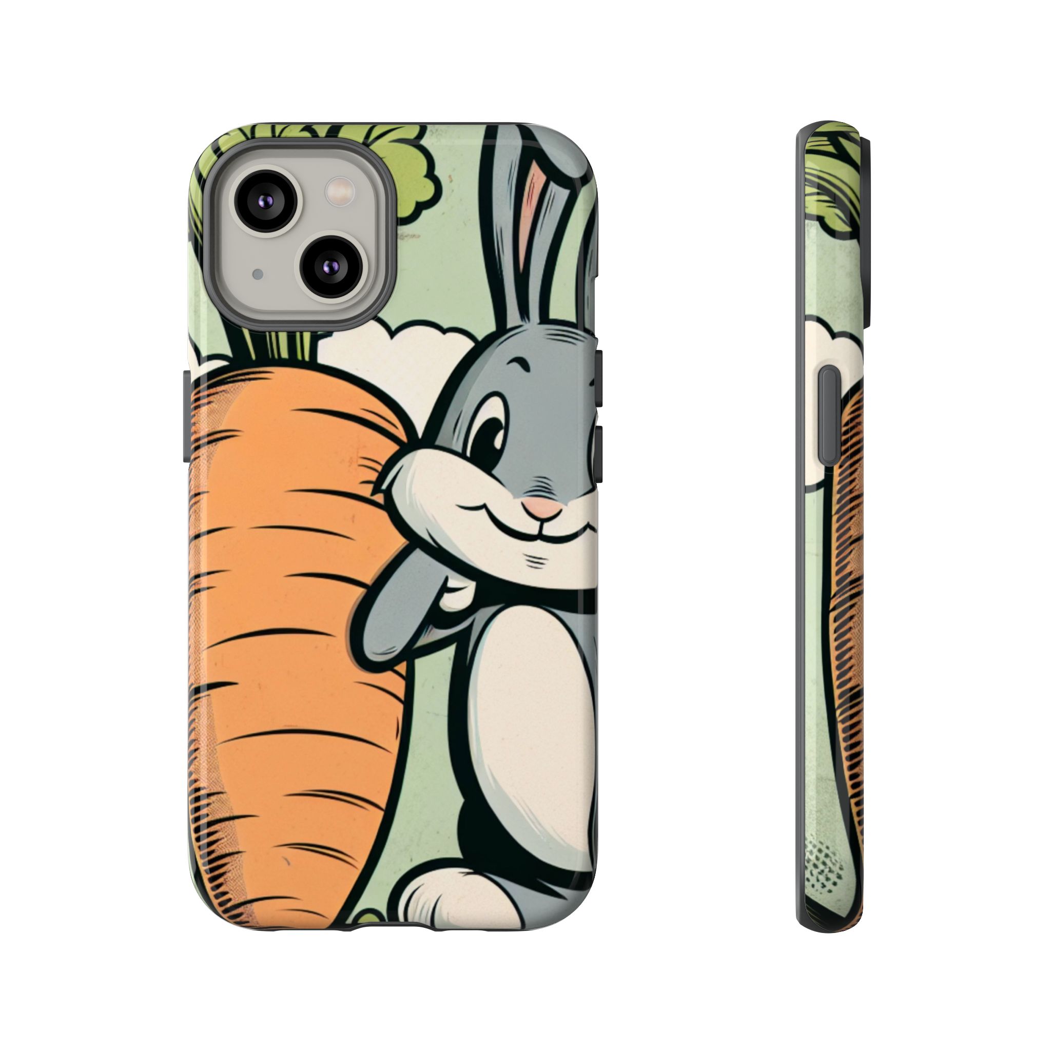 Carrot & Mouse Trendy Tough Phone Case for iPhone, Samsung & Google Pixel - Image 9