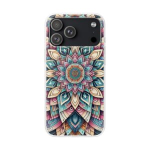 Mandala Candle Art Trendy iPhone Samsung Flexi Smart Phone Back Case