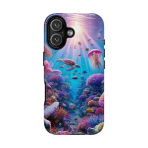 Underwater Corals Trendy Tough Phone Case for iPhone, Samsung & Google Pixel