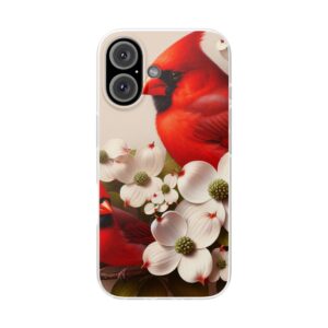 Birds & Flowers Duo Trendy iPhone Samsung Flexi Phone Back Case