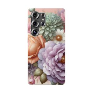 Blooming Flowers | Resistant iPhone Samsung Flexi Smart Phone Back Case/Cover