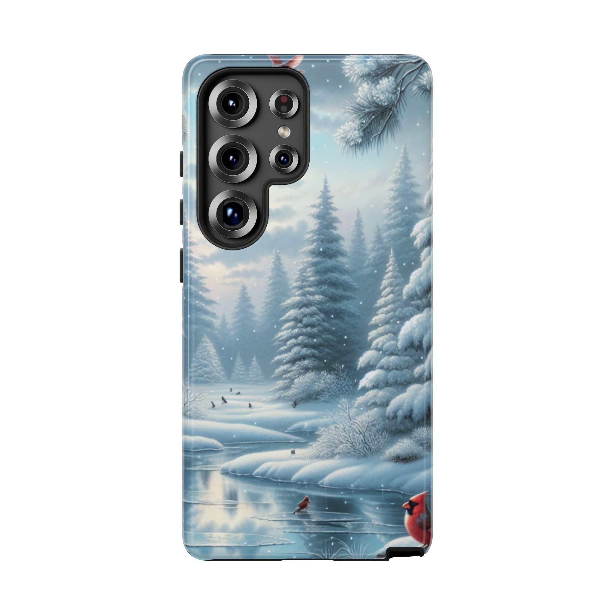 Snowy Winter Land Tough Hard Phone Case for iPhone, Samsung & Google Pixel - Image 3