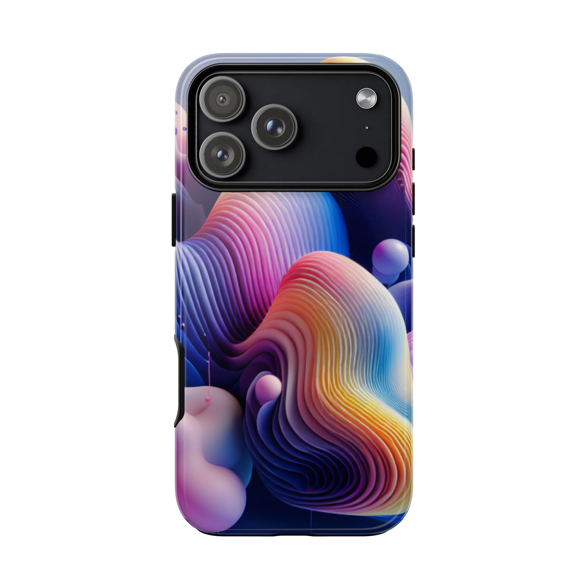 Fluid Colors In Motion Trendy Tough Smart Phone Case for iPhone, Samsung & Google Pixel
