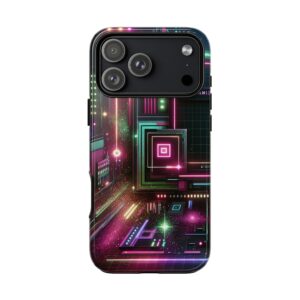 Neon Playground Trendy Tough Smart Phone Case for iPhone, Samsung & Google Pixel