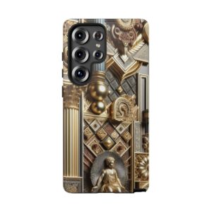 Golden Handwork Trendy Tough Phone Case for iPhone, Samsung & Google Pixel