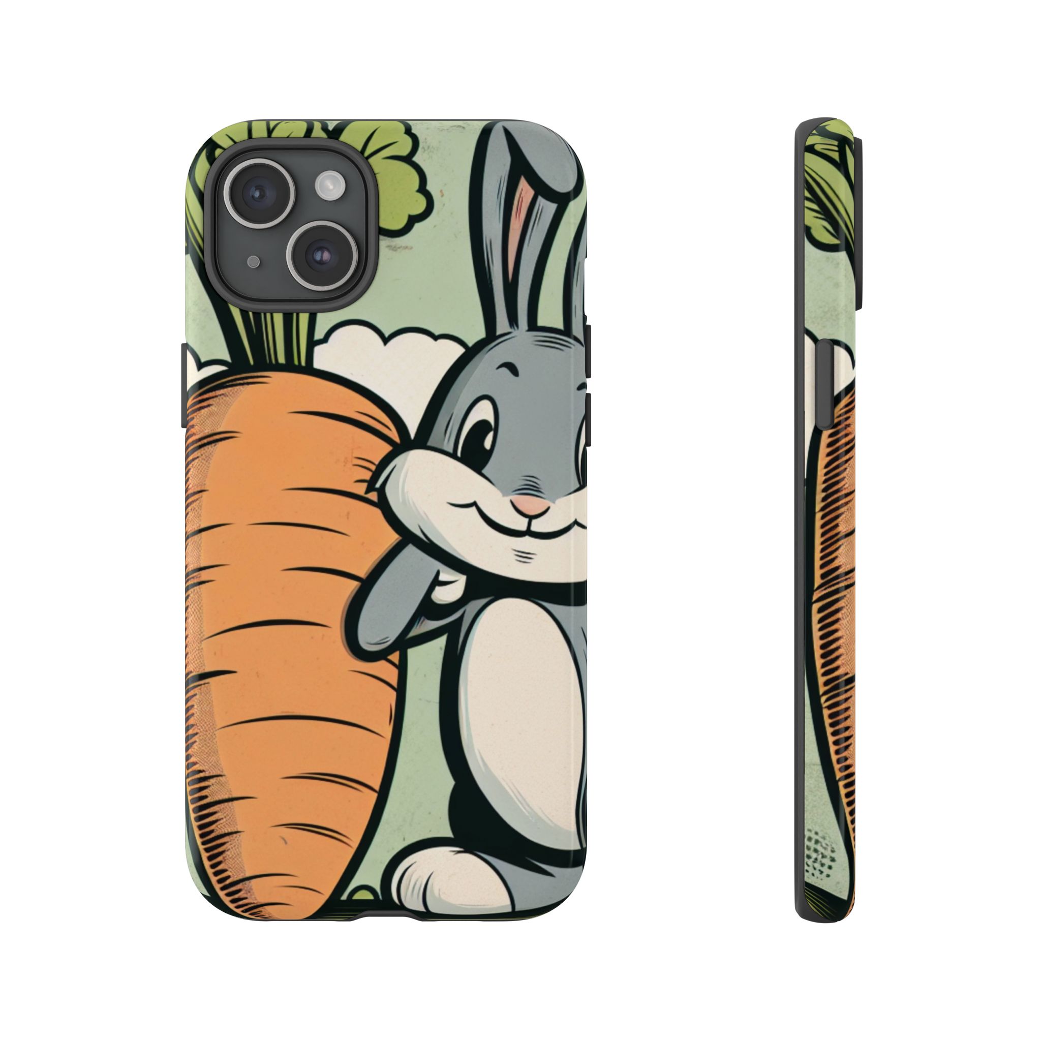 Carrot & Mouse Trendy Tough Phone Case for iPhone, Samsung & Google Pixel - Image 11