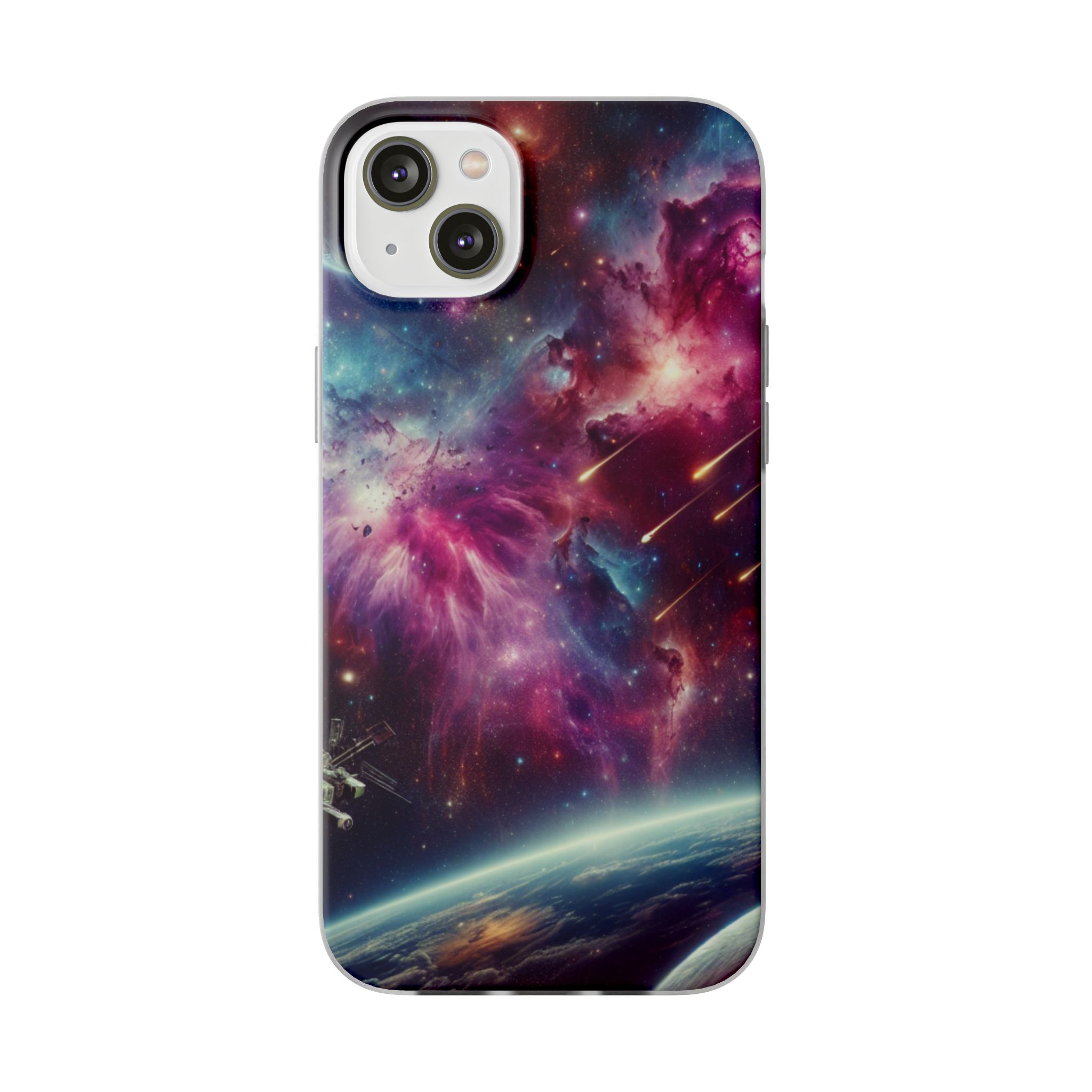 Animated Space Galaxy Popular Trendy Resistant Flexi Phone Back Case - Image 8