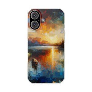 Artistic Painting Fun Sleek Resistant Flexi Phone Back Case
