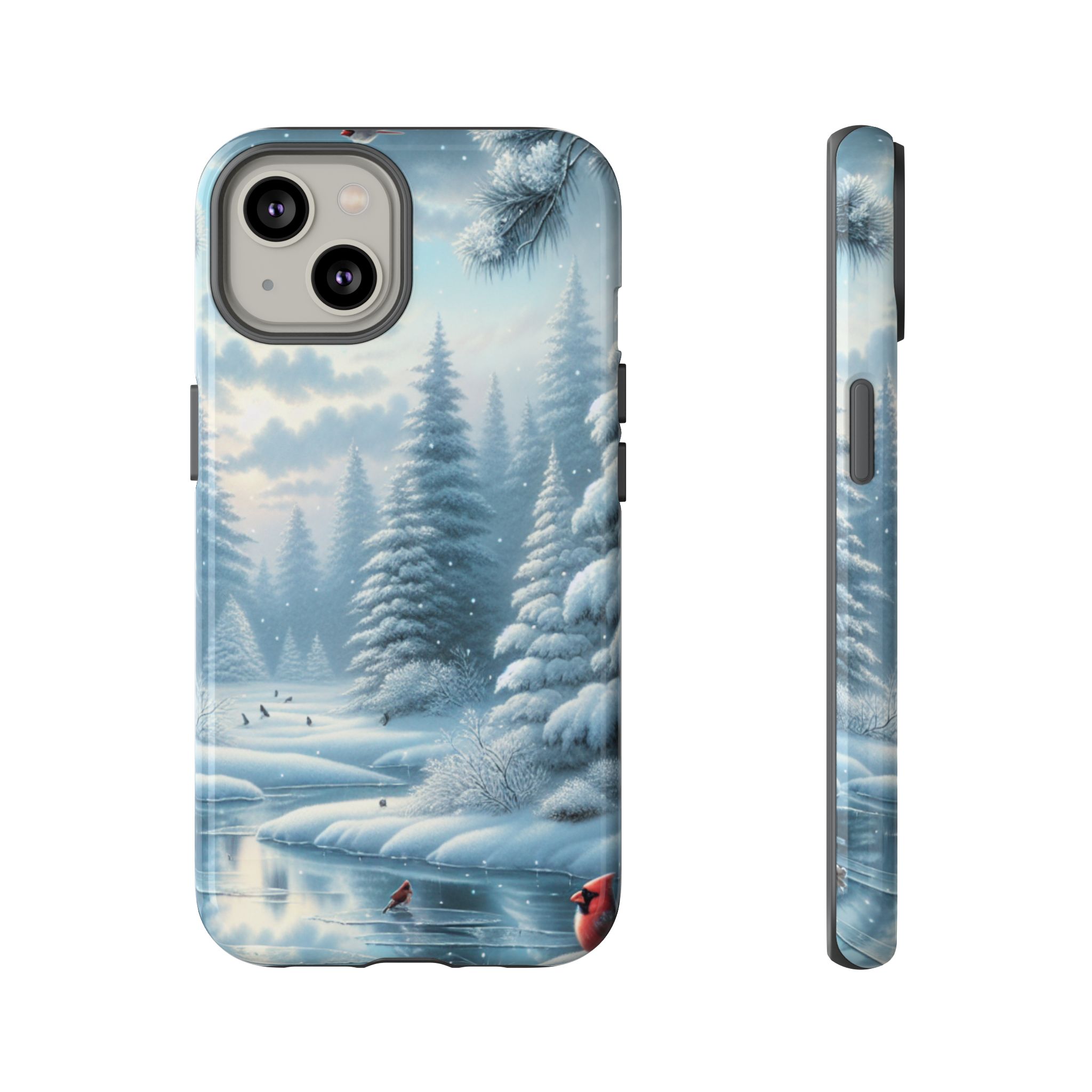Snowy Winter Land Tough Hard Phone Case for iPhone, Samsung & Google Pixel - Image 9