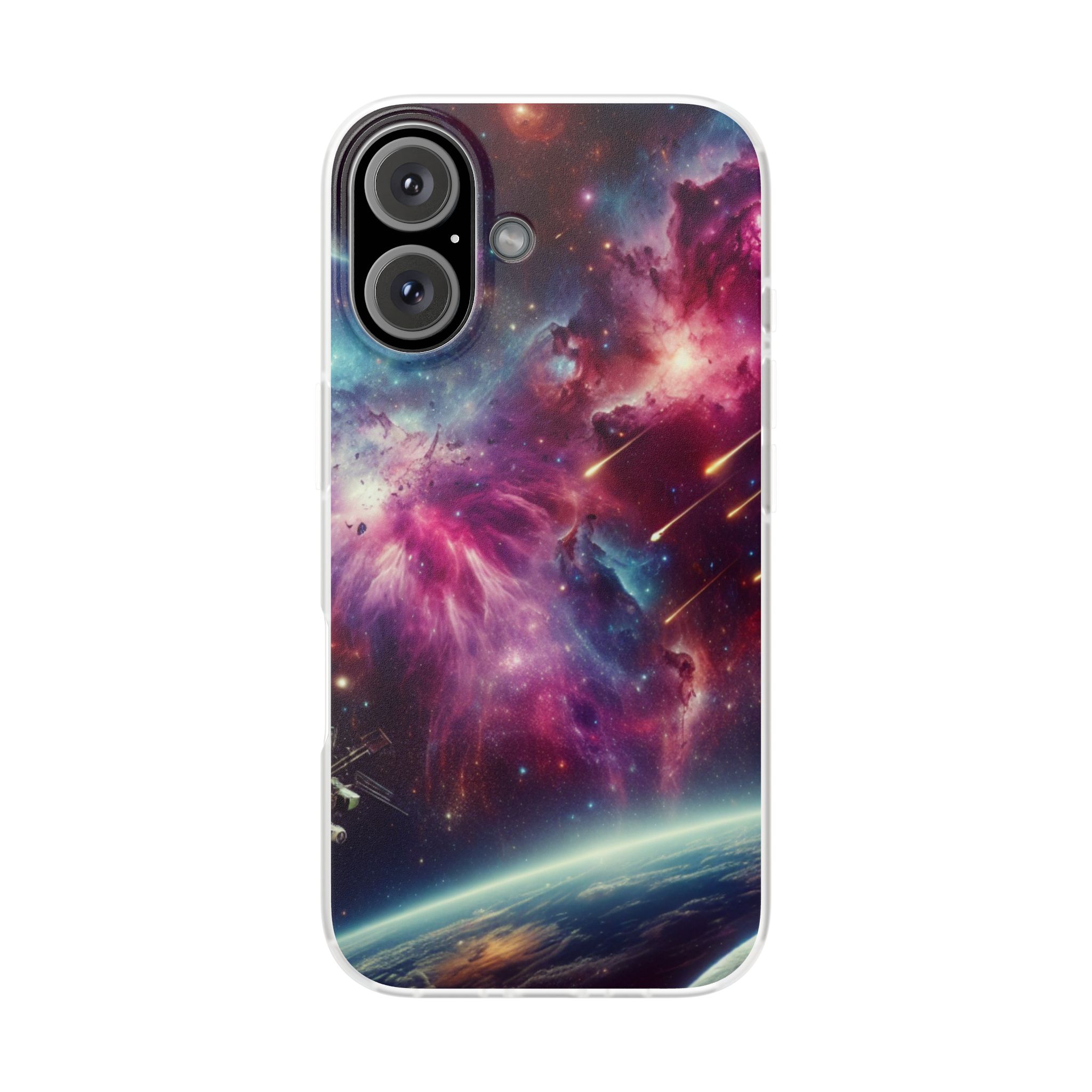 Animated Space Galaxy Popular Trendy Resistant Flexi Phone Back Case