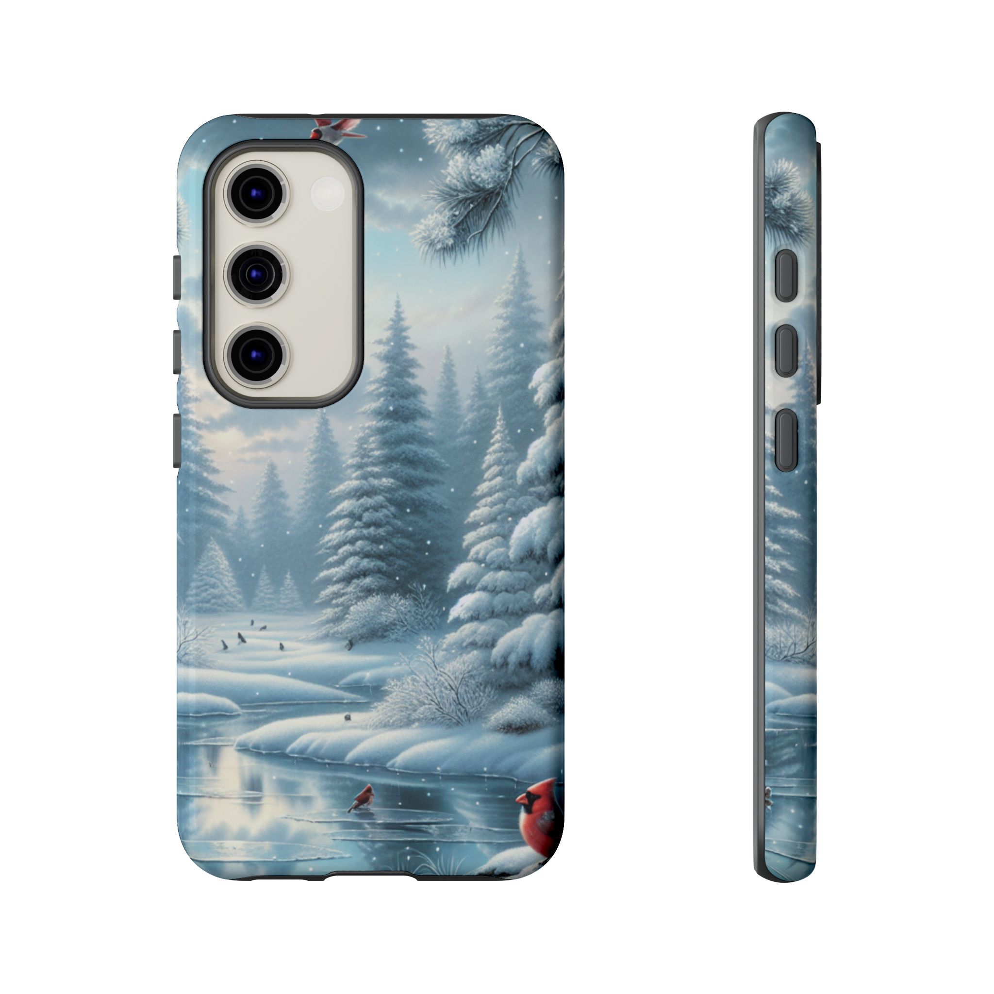 Snowy Winter Land Tough Hard Phone Case for iPhone, Samsung & Google Pixel - Image 10