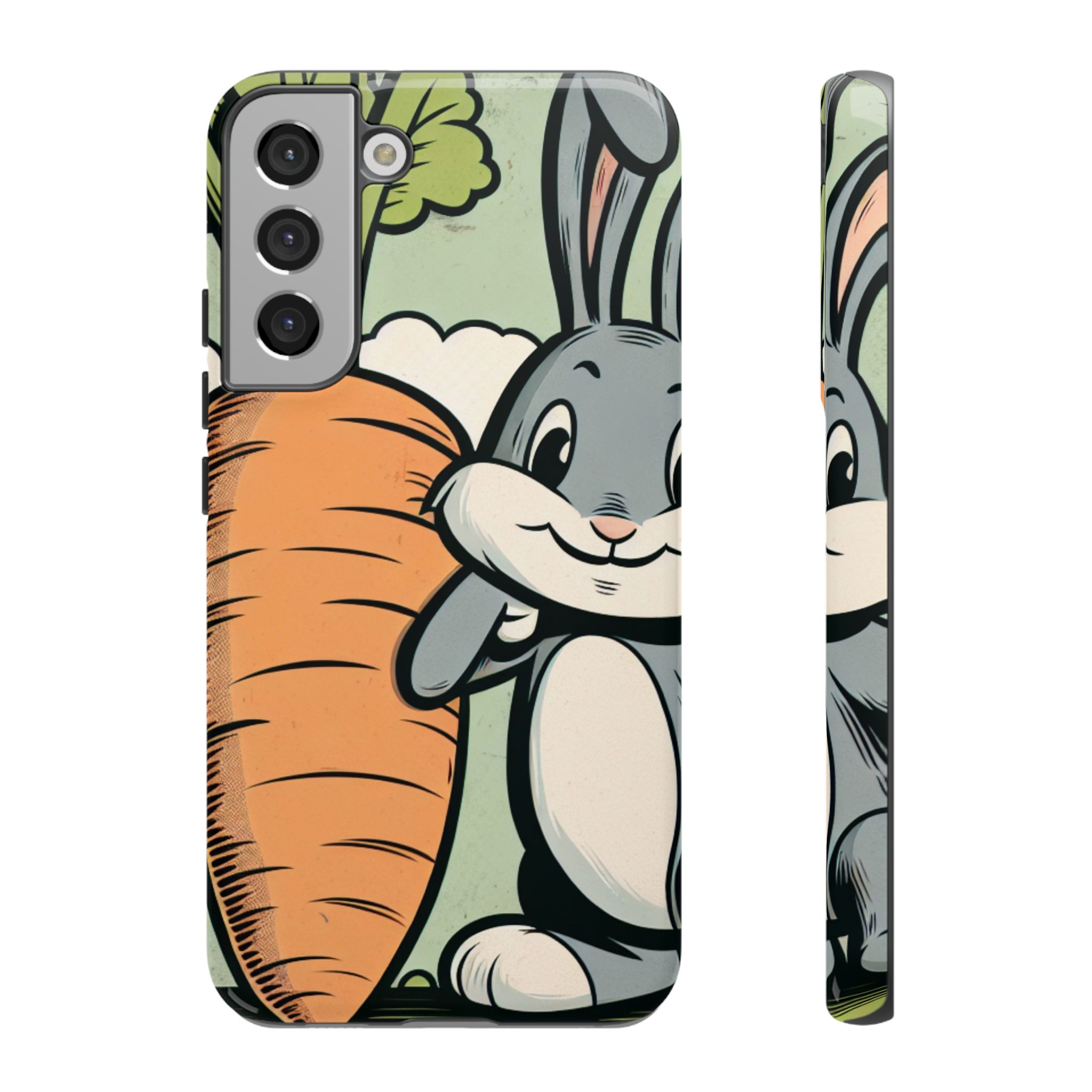 Carrot & Mouse Trendy Tough Phone Case for iPhone, Samsung & Google Pixel - Image 8