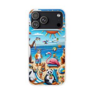 Animal Fun Island Trendy Resistant Flexi Phone Back Case