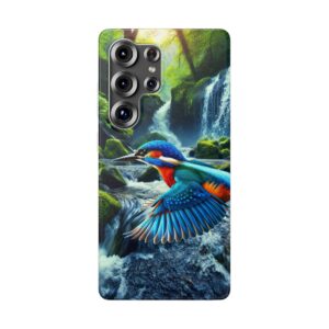 Waterfall In Jungle Trendy iPhone Samsung Flexi Phone Back Case