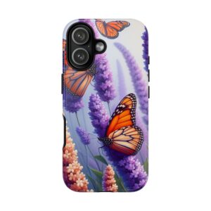 Beauty Butterflies Tough Hard Phone Case for iPhone, Samsung & Google Pixel