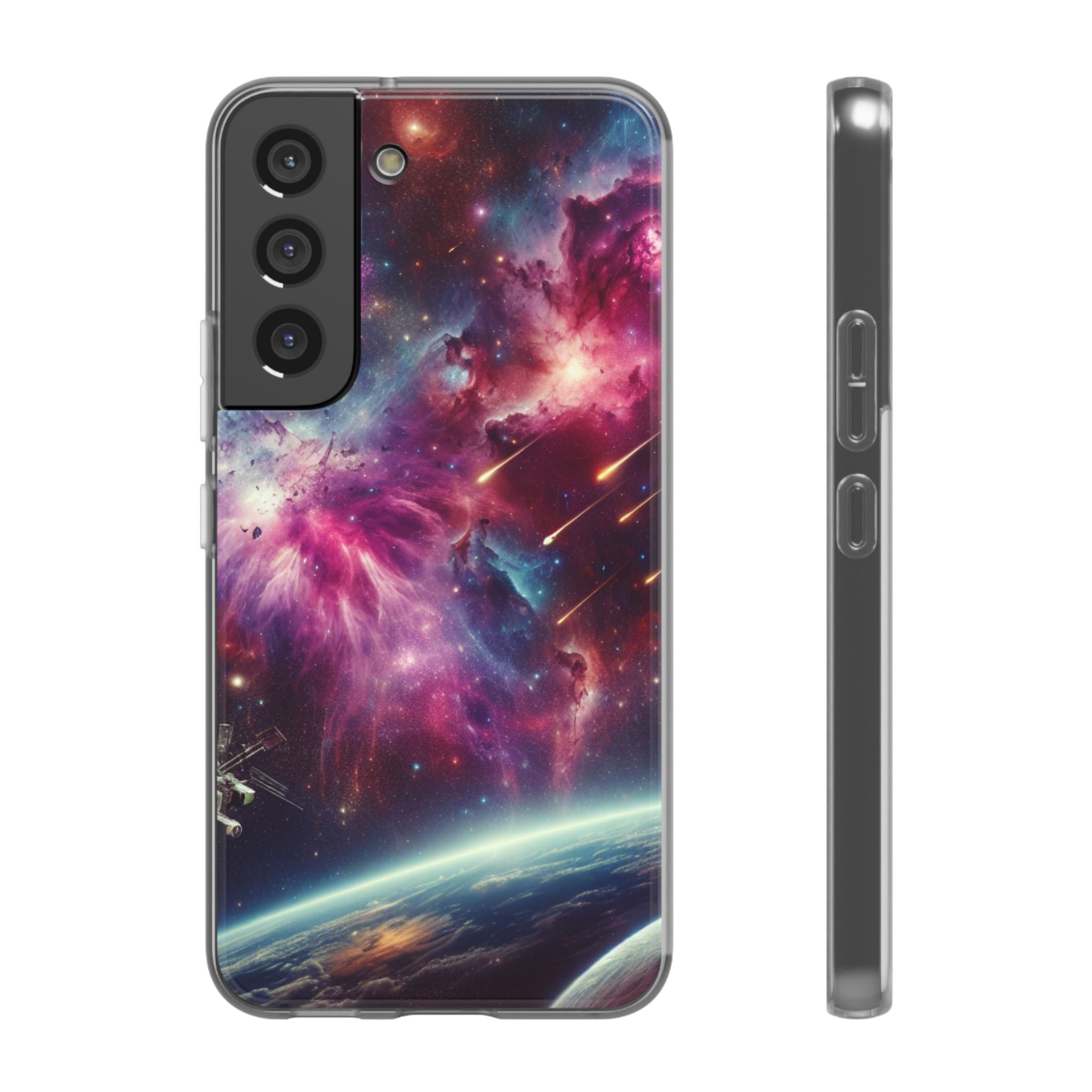 Animated Space Galaxy Popular Trendy Resistant Flexi Phone Back Case - Image 7