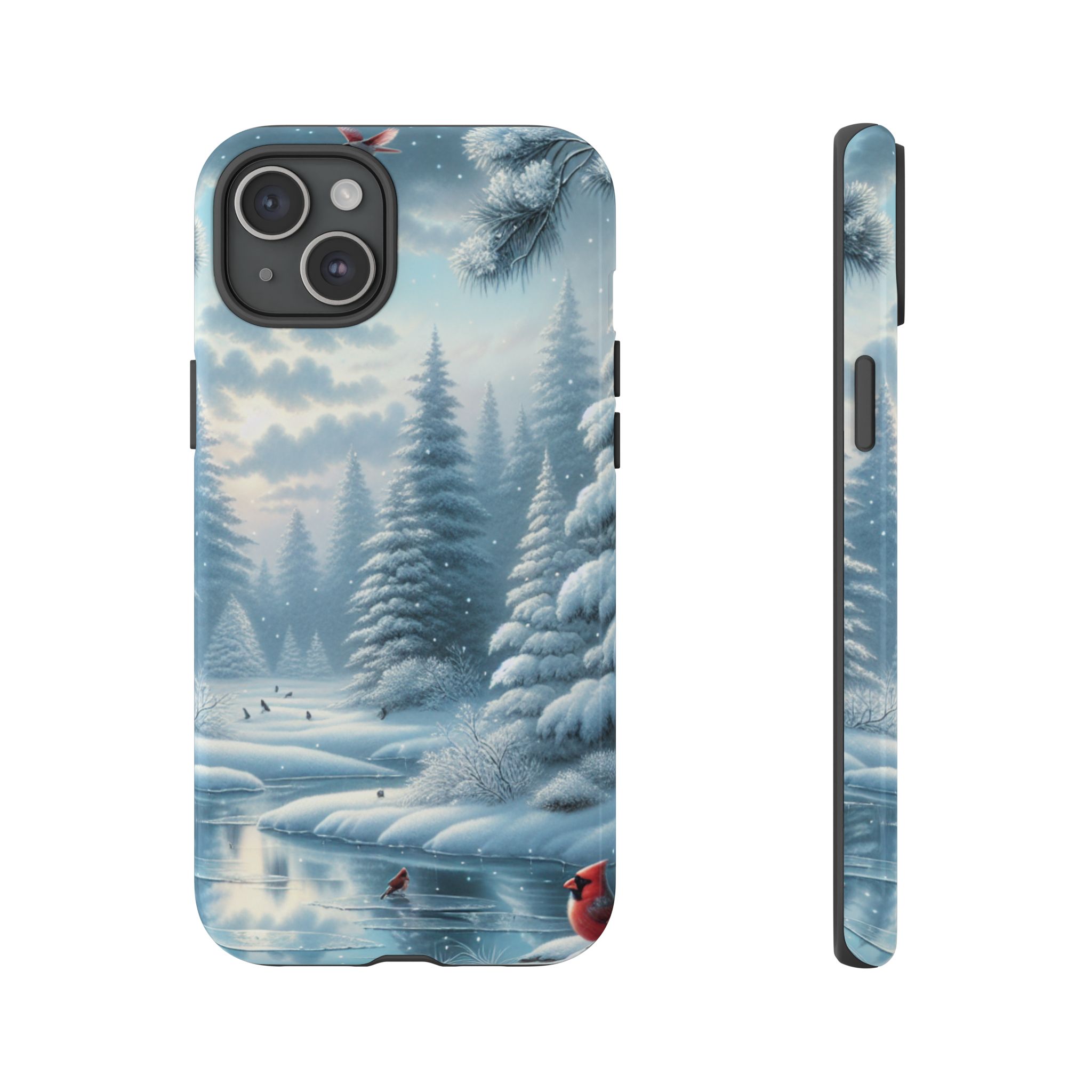 Snowy Winter Land Tough Hard Phone Case for iPhone, Samsung & Google Pixel - Image 11